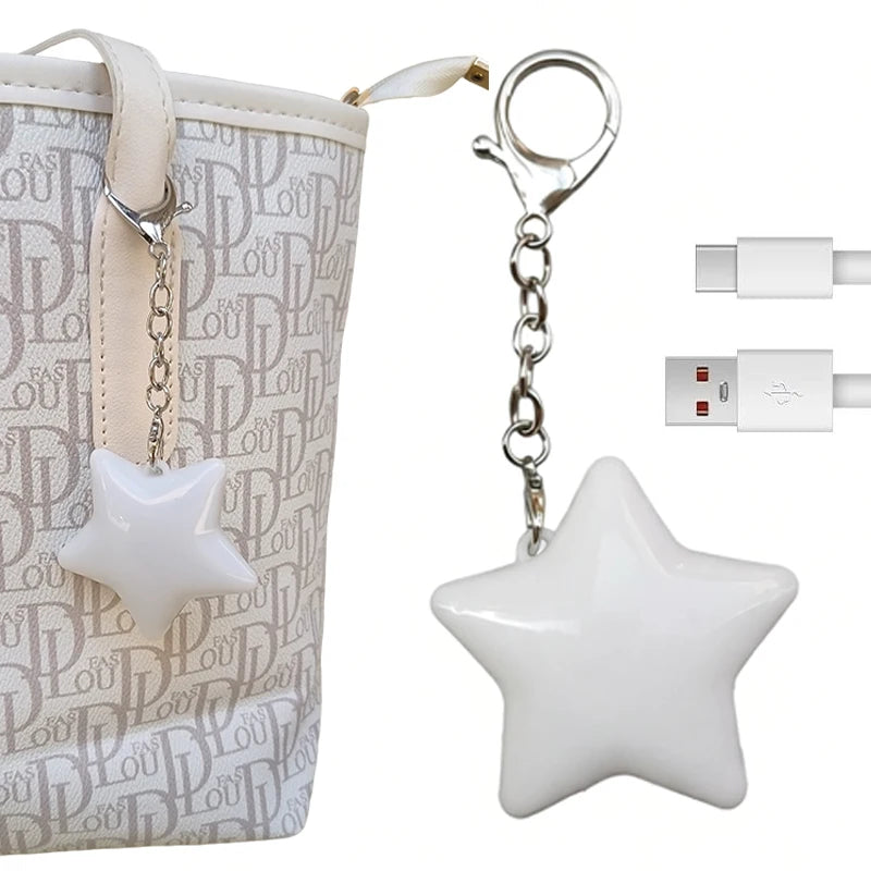 Five Pointed Star Purse Light Touch Sensitive LED Charging Lamp Handbag with Automatic Sensor Bed Lamp Heart Light Gift Ideas Wo